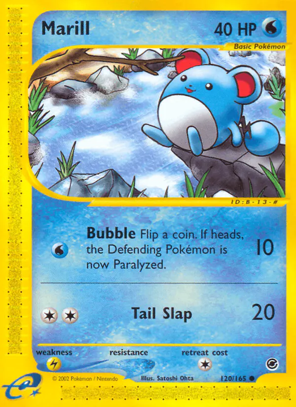 Carta Marill 120/165 de Expedition Base Set