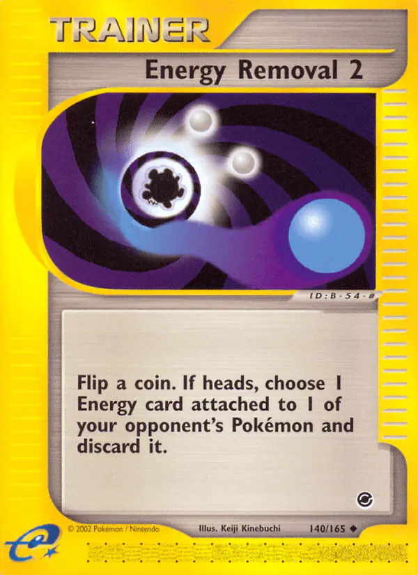Carta Energy Removal 2 140/165 de Expedition Base Set