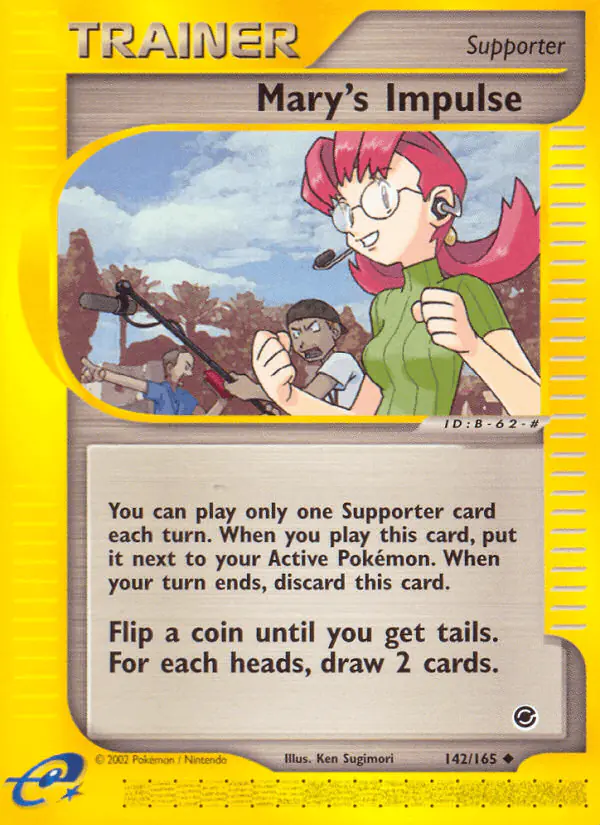 Carta Mary's Impulse 142/165 de Expedition Base Set