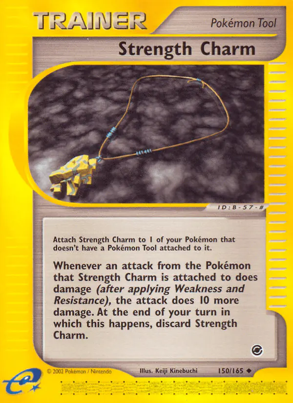 Carta Strength Charm 150/165 de Expedition Base Set
