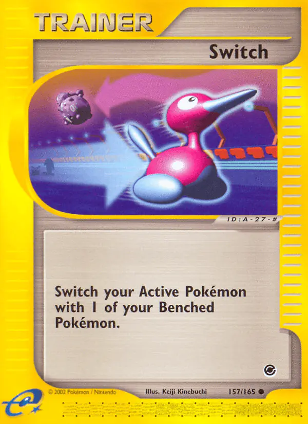 Carta Switch 157/165 de Expedition Base Set
