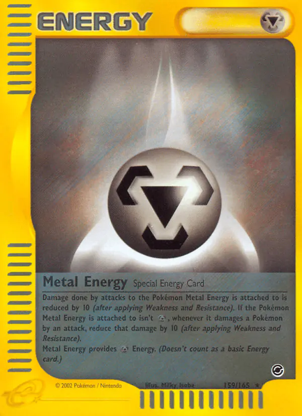 Carta Metal Energy 159/165 de Expedition Base Set