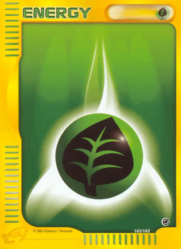 Carta Grass Energy 162/165 de Expedition Base Set