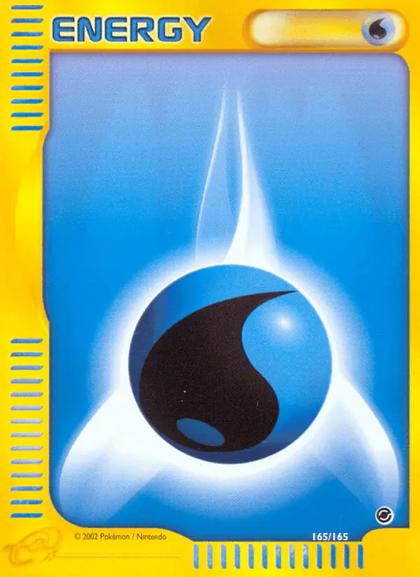 Carta Water Energy 165/165 de Expedition Base Set