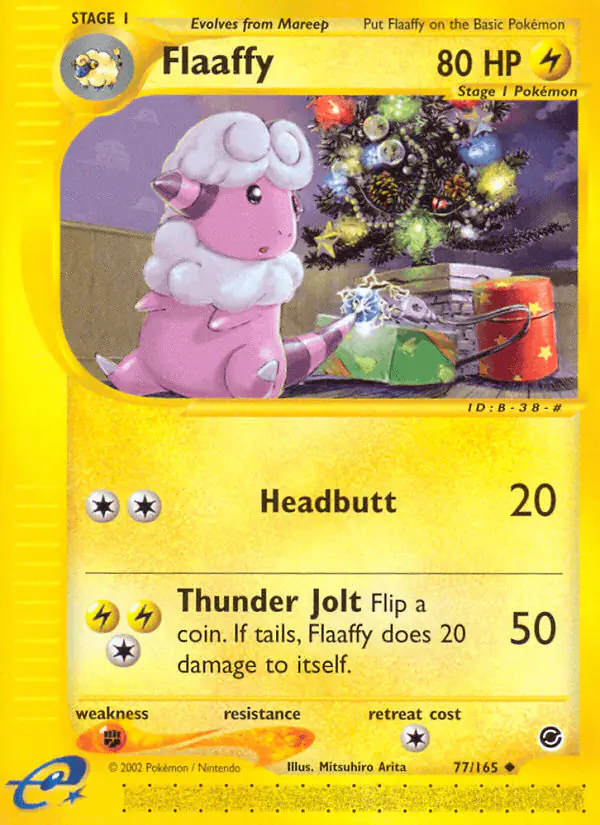 Carta Flaaffy 77/165 de Expedition Base Set