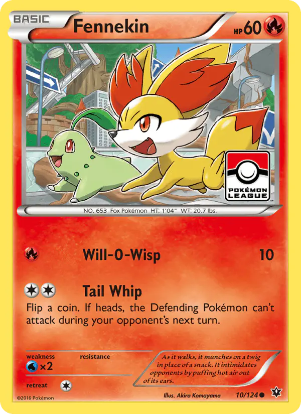 Carta Fennekin 10/124 de Fates Collide