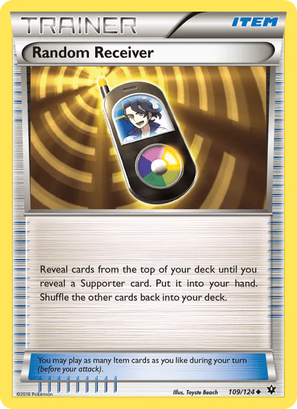 Carta Random Receiver 109/124 de Fates Collide