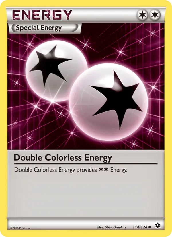 Carta Double Colorless Energy 114/124 de Fates Collide