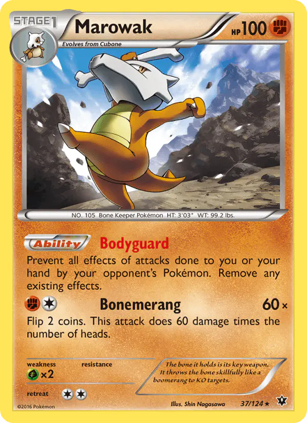 Carta Marowak 37/124 de Fates Collide