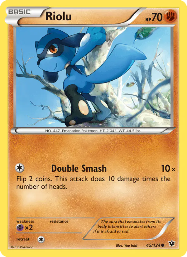 Carta Riolu 45/124 de Fates Collide