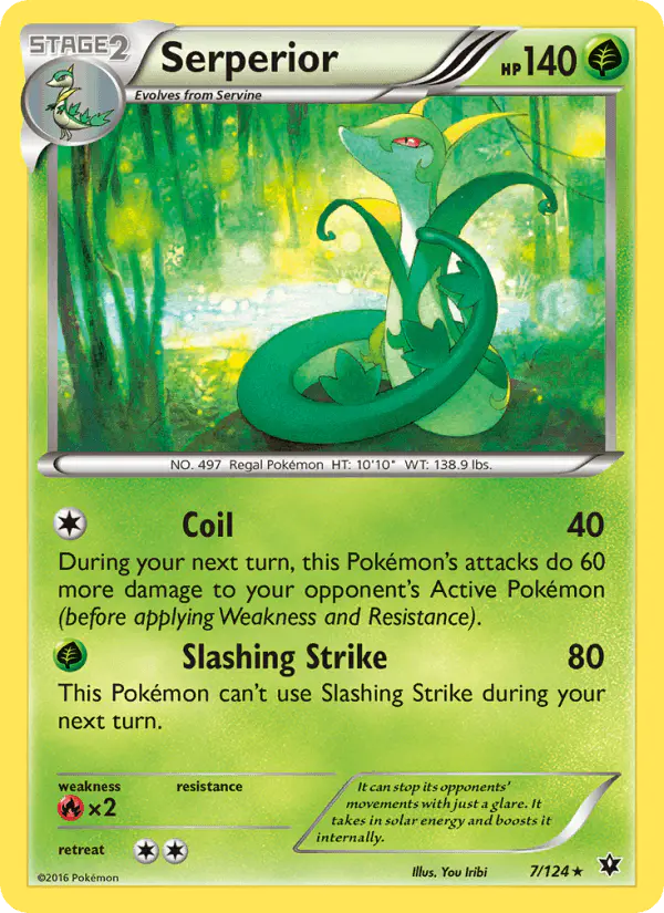 Carta Serperior 7/124 de Fates Collide