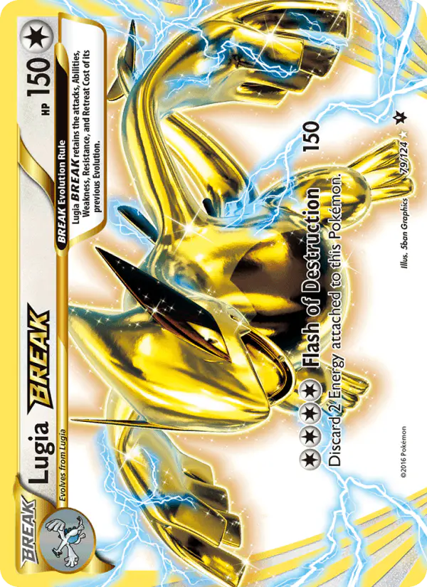 Carta Lugia BREAK 79/124 de Fates Collide