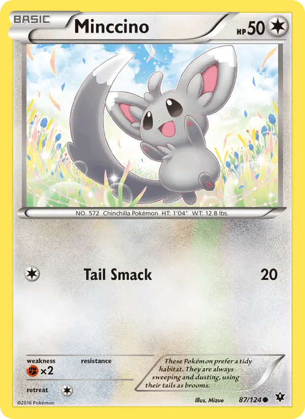 Carta Minccino 87/124 de Fates Collide