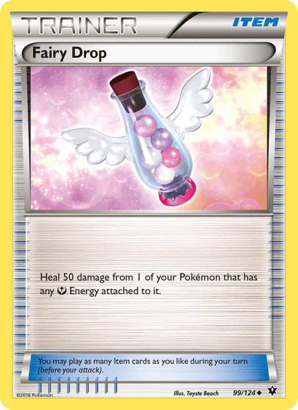Carta Fairy Drop 99/124 de Fates Collide