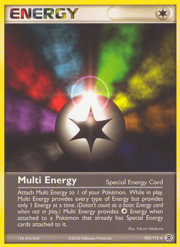 Carta Multi Energy 103/112 de FireRed & LeafGreen