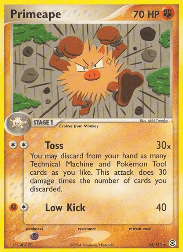 Carta Primeape 28/112 de FireRed & LeafGreen
