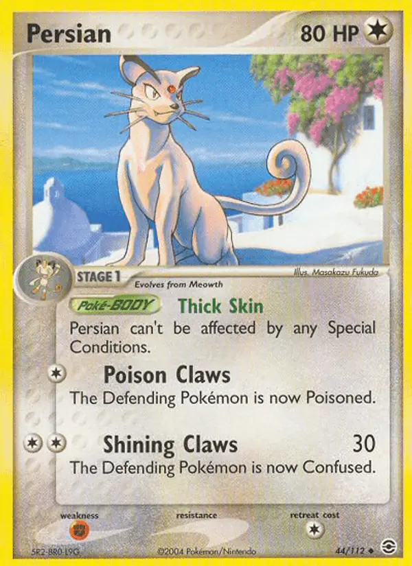Carta Persian 44/112 de FireRed & LeafGreen