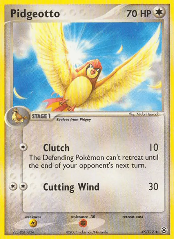 Carta Pidgeotto 45/112 de FireRed & LeafGreen