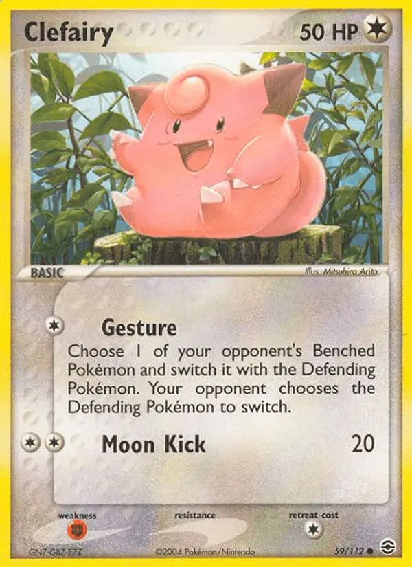 Carta Clefairy 59/112 de FireRed & LeafGreen