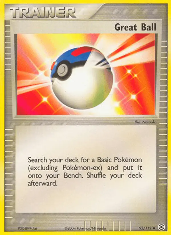Carta Great Ball 92/112 de FireRed & LeafGreen