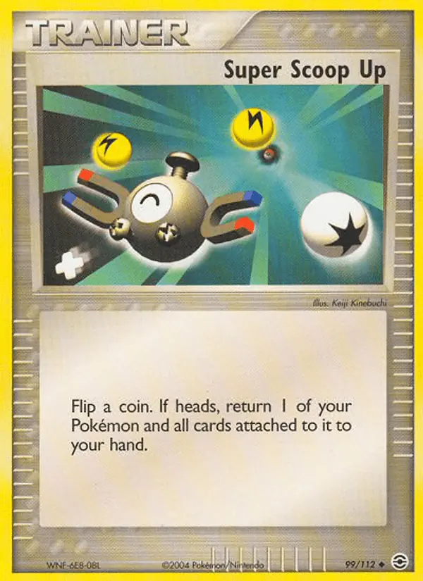 Carta Super Scoop Up 99/112 de FireRed & LeafGreen