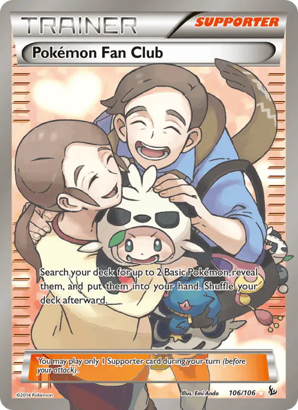Carta Pokémon Fan Club 106/106 de Flashfire