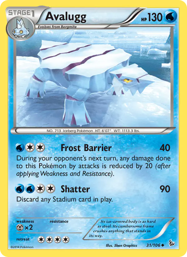 Carta Avalugg 31/106 de Flashfire