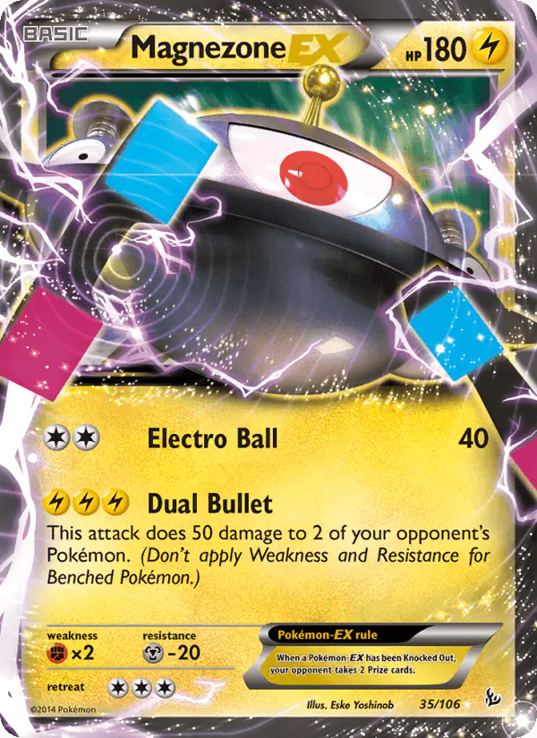 Carta Magnezone EX 35/106 de Flashfire