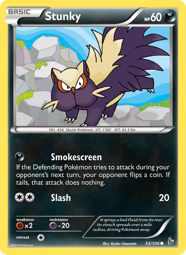 Carta Stunky 53/106 de Flashfire