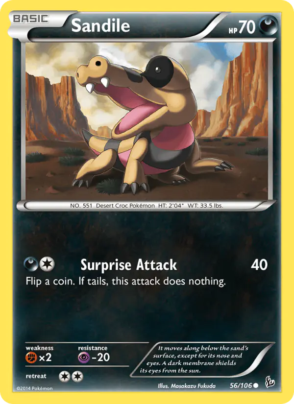 Carta Sandile 56/106 de Flashfire