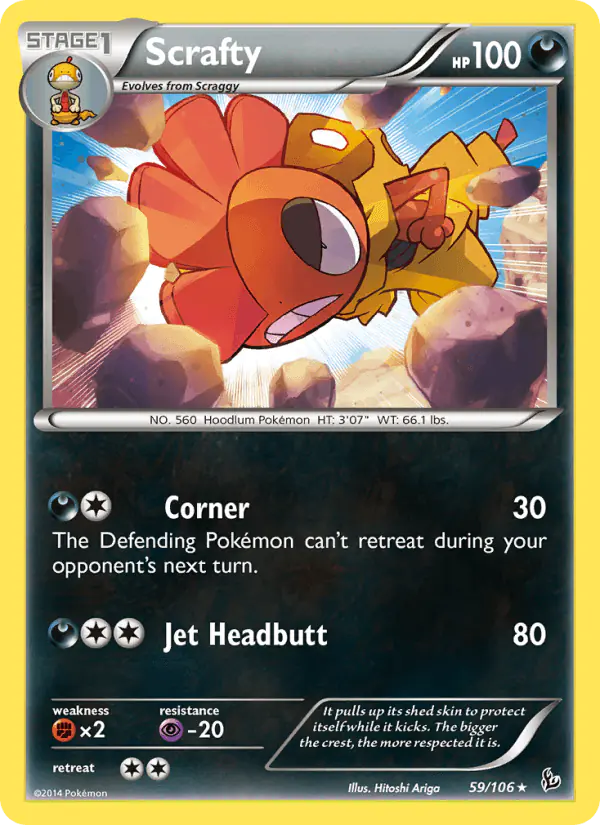 Carta Scrafty 59/106 de Flashfire