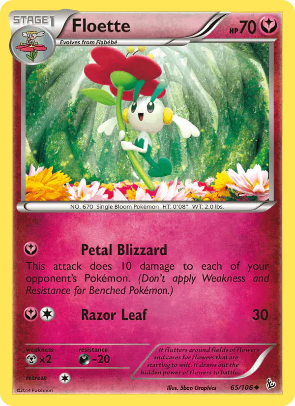 Carta Floette 65/106 de Flashfire