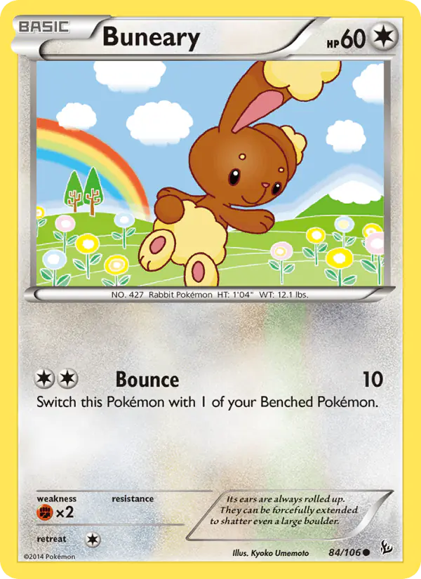 Carta Buneary 84/106 de Flashfire