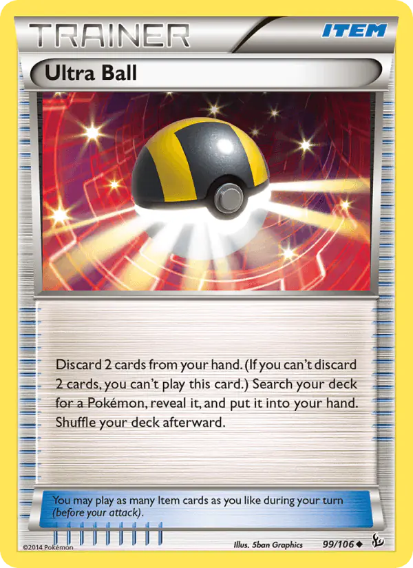 Carta Ultra Ball 99/106 de Flashfire