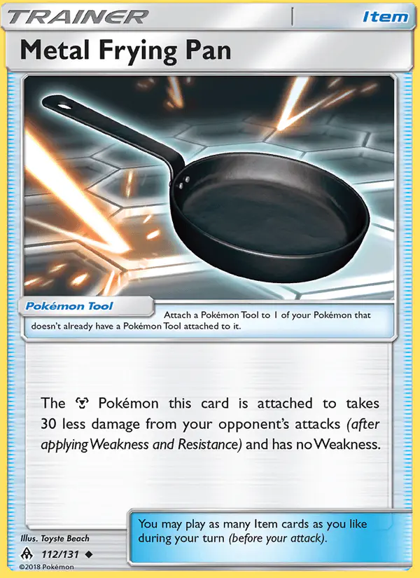 Carta Metal Frying Pan 112/131 de Forbidden Light