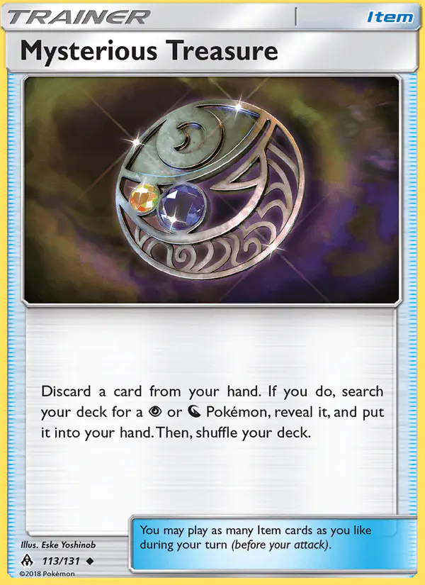 Carta Mysterious Treasure 113/131 de Forbidden Light