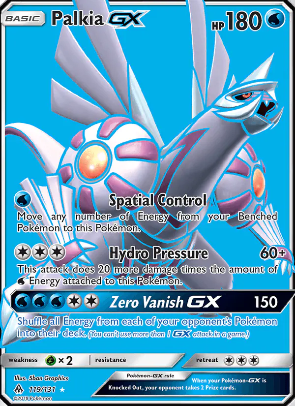 Carta Palkia GX 119/131 de Forbidden Light