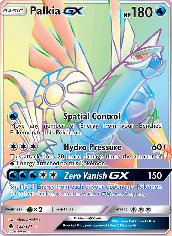 Carta Palkia GX 132/131 de Forbidden Light