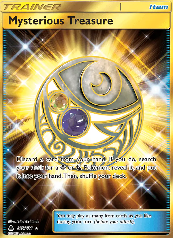 Carta Mysterious Treasure 145/131 de Forbidden Light