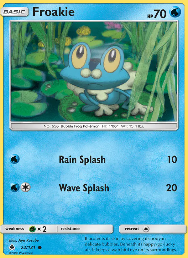 Carta Froakie 22/131 de Forbidden Light