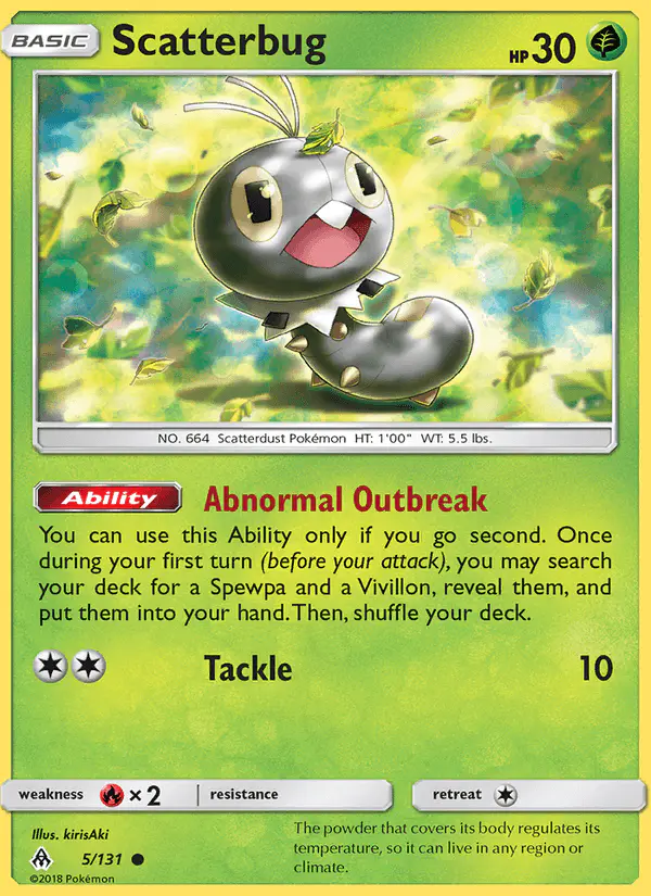 Carta Scatterbug 5/131 de Forbidden Light