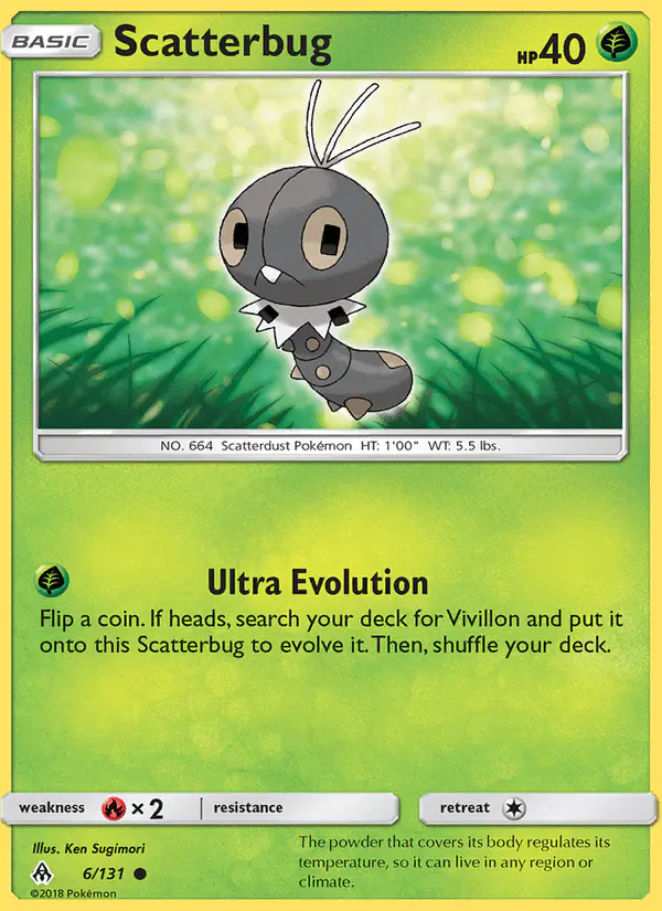 Carta Scatterbug 6/131 de Forbidden Light
