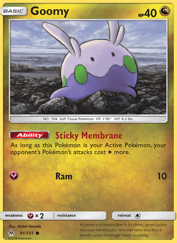 Carta Goomy 91/131 de Forbidden Light