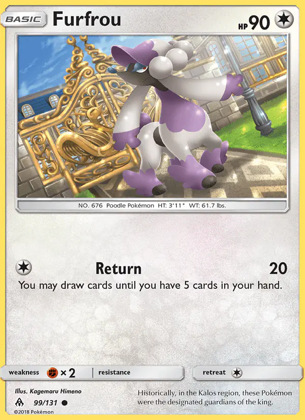 Carta Furfrou 99/131 de Forbidden Light