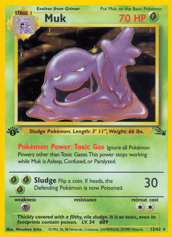 Carta Muk 13/62 de Fossil