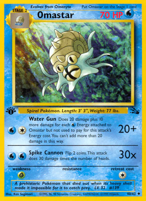 Carta Omastar 40/62 de Fossil