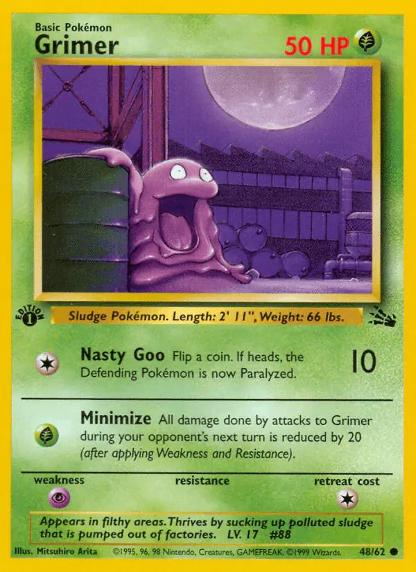 Carta Grimer 48/62 de Fossil