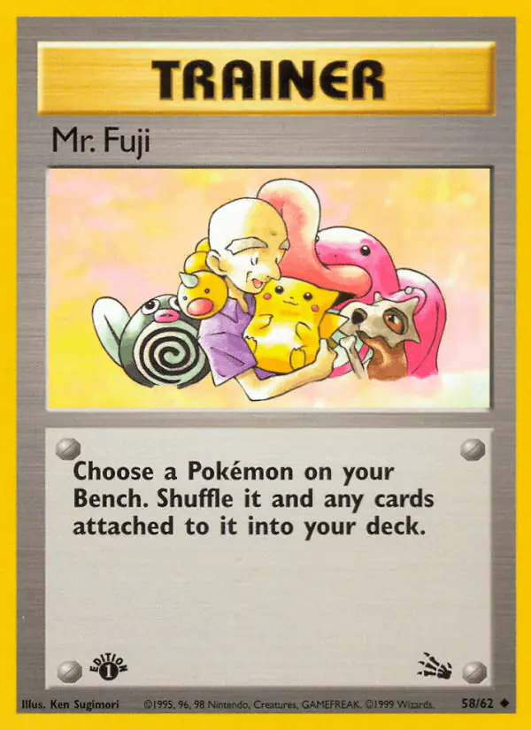 Carta Mr. Fuji 58/62 de Fossil