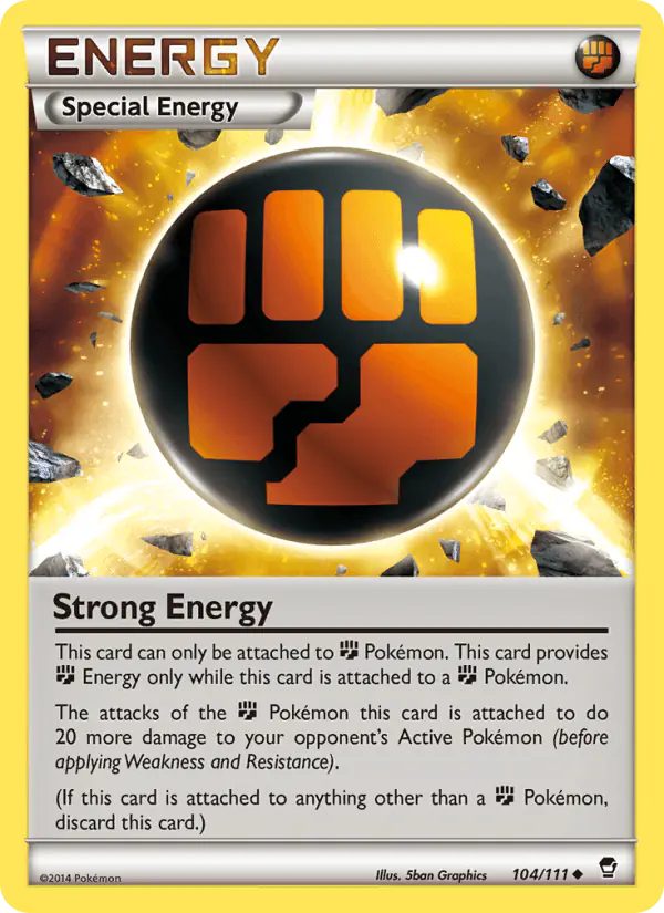 Carta Strong Energy 104/111 de Furious Fists