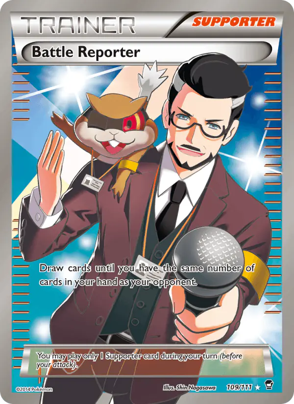 Carta Battle Reporter 109/111 de Furious Fists